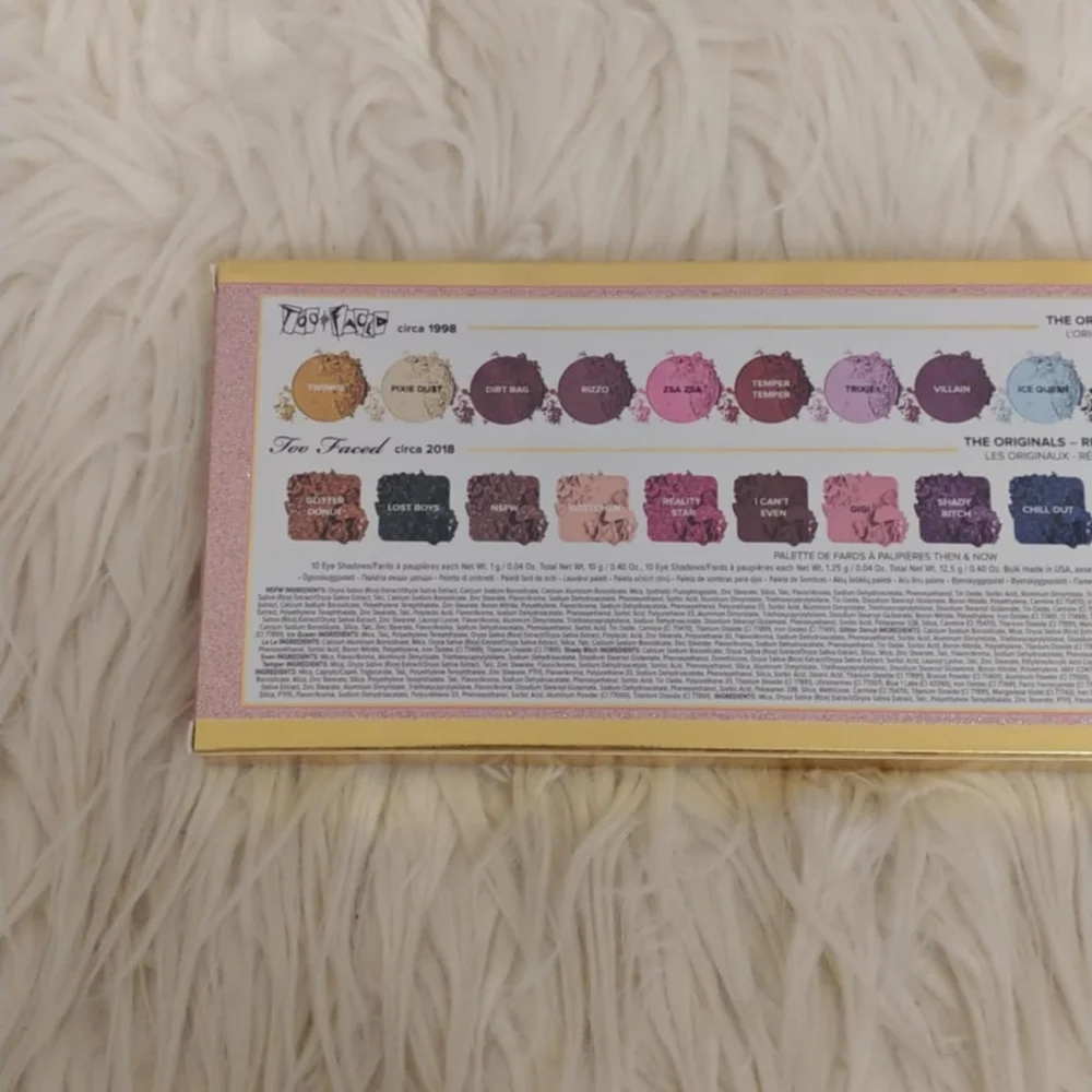 💖FIRM! NWT TOO FACED THEN AND NOW EYESHADOW PALETTE LIMITED EDITION (LAST ONE A